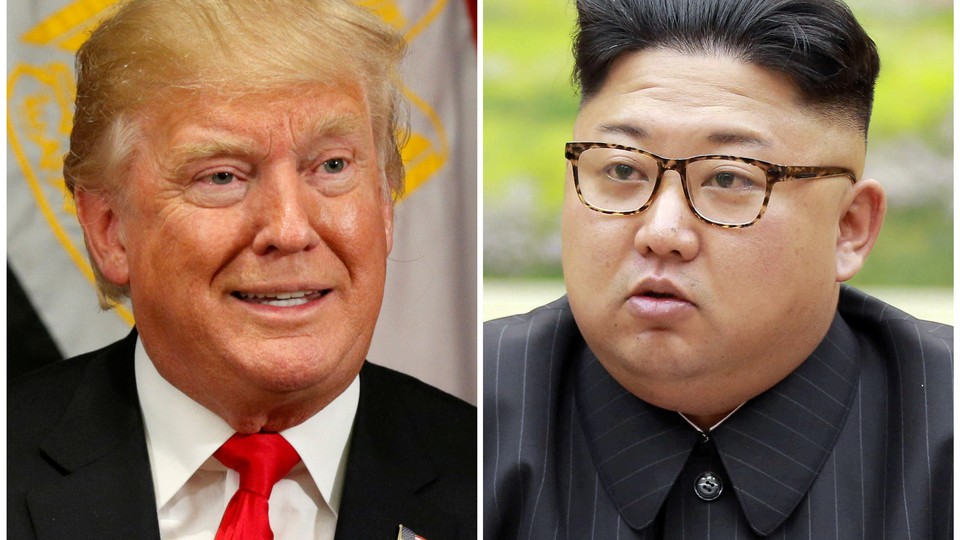 U.S. President Donald Trump and North Korean leader Kim Jong-un 