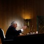 Rex Tillerson testifies during a Senate Foreign Relations Committee confirmation hearing.