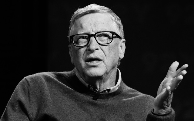 Bill Gates speaking in New York