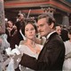 Omar Sharif and Geraldine Chaplin dance in a ballroom