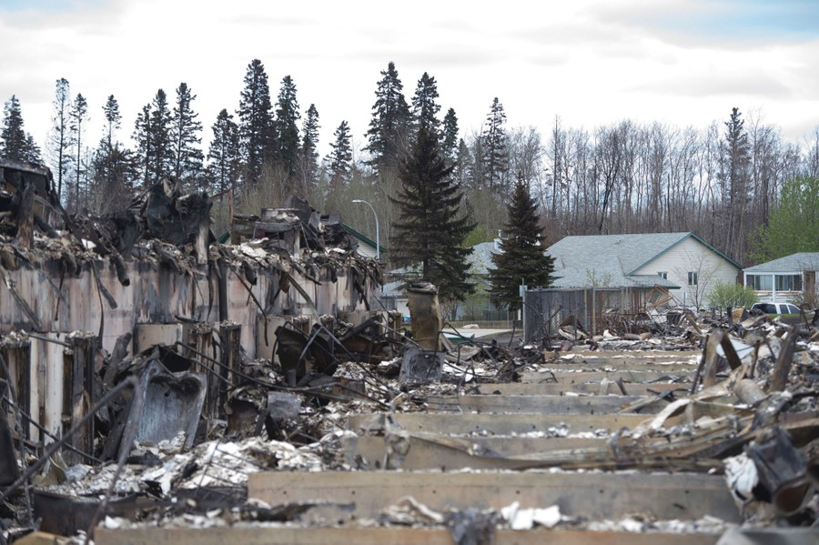 The Ruined Neighborhoods Burned by the Alberta Wildfire The Atlantic