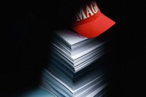 A pile of confidential documents covered by a MAGA cap