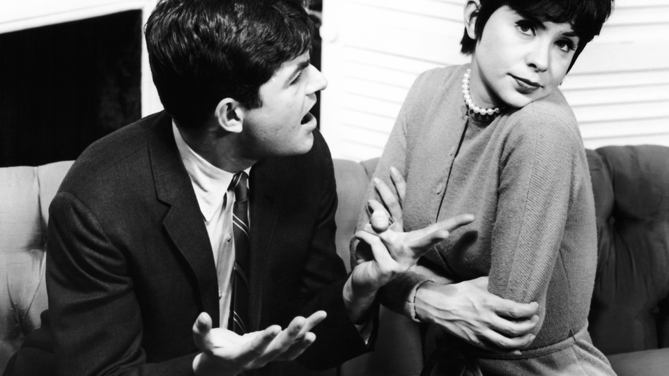 Photo of a man and woman arguing