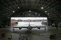 A U-2 plane at an airbase in South Korea