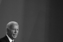 Black-and-white photo of Joe Biden