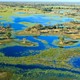 The Okavango Delta, in northern Botswana