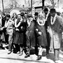 Martin Luther King Jr., Abraham Joshua Heschel, and others march in Selma, Alabama, in 1965.