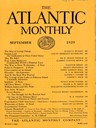 September 1929 Cover