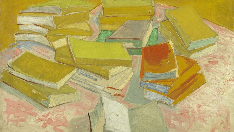 Piles of French Novels by Vincent van Gogh