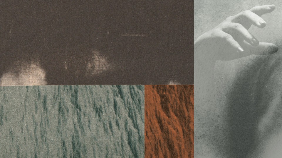 Photo montage of eyes and hands