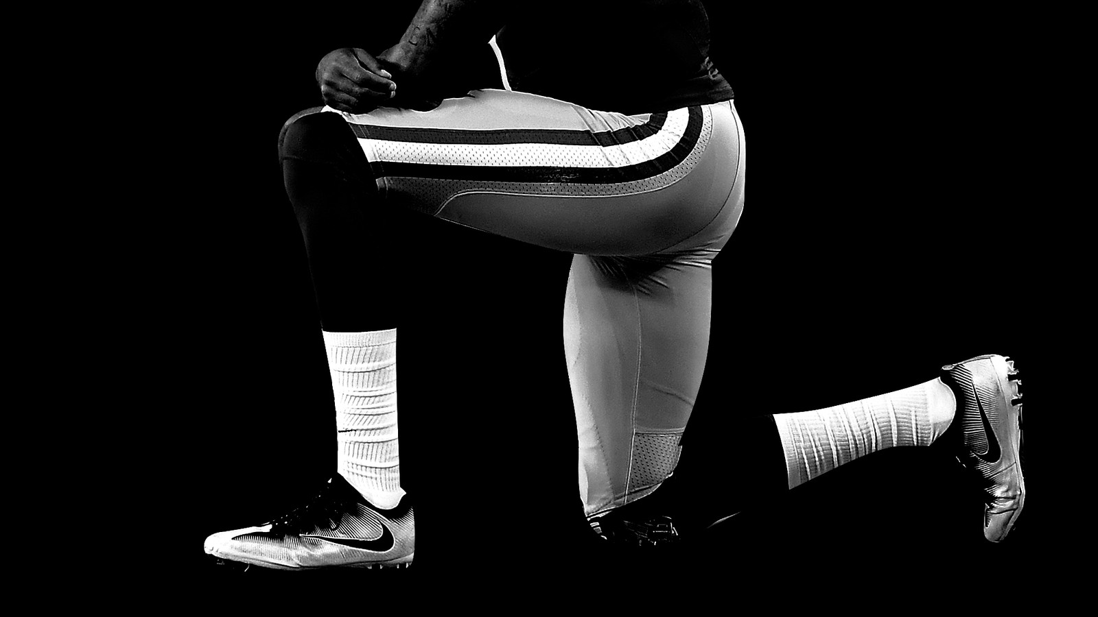 Black Football Pants & Tights.