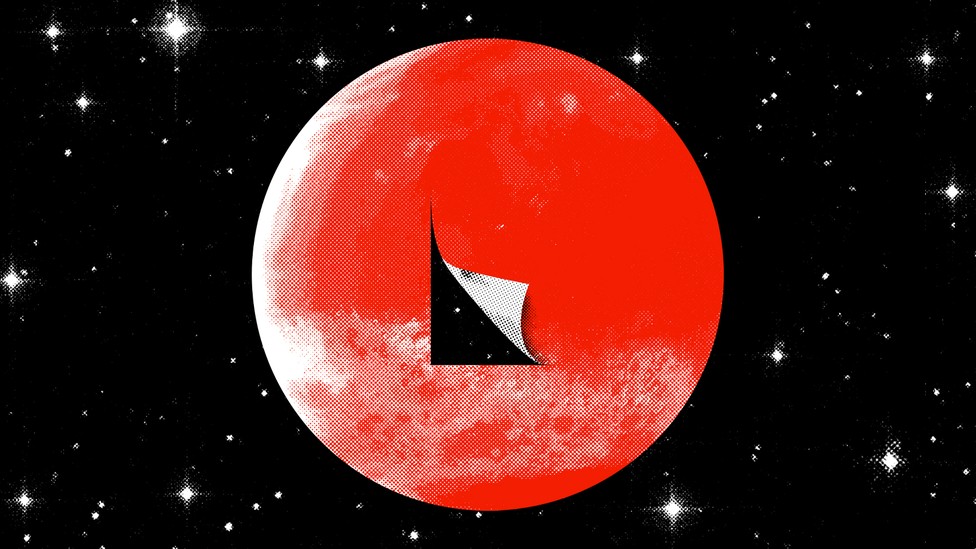 An illustration of the planet Mars