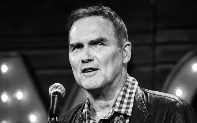 Norm Macdonald performing in 2017