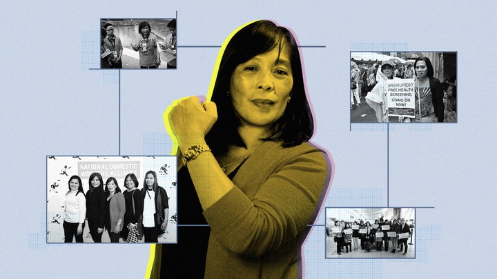 A collage of Judith Daluz