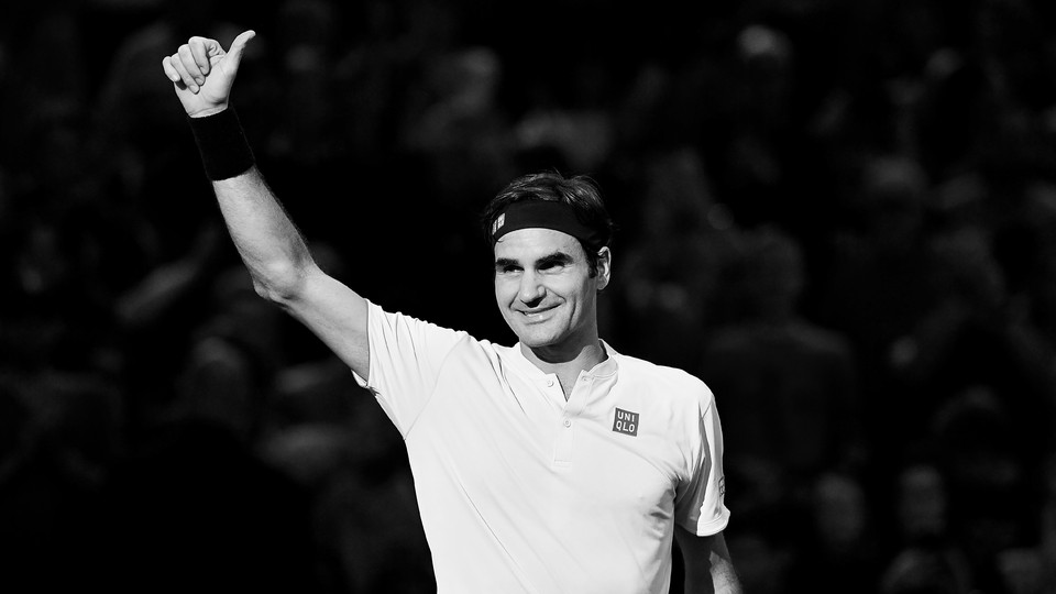 Roger Federer, fan favourite and tennis player par excellence, to