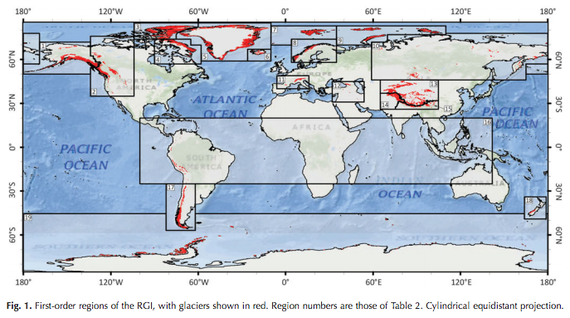 All The Worlds Glaciers Mapped The Atlantic 4901