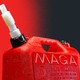 A can of gasoline labeled MAGA