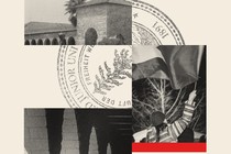 collage of stanford university architecture and protests