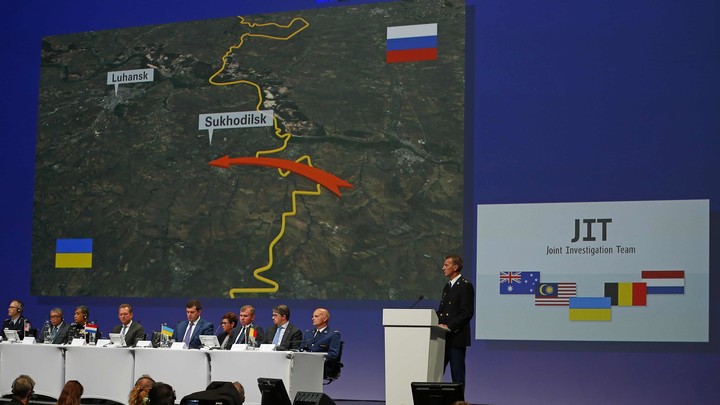 Wilbert Paulissen of the Joint Investigation Team speaks Wednesday in Nieuwegein, Netherlands, on the preliminary results of the investigation into the shooting down of Malaysia Airlines Flight MH17.