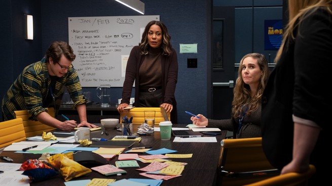 A still from the second season of AppleTV+'s 'The Morning Show'
