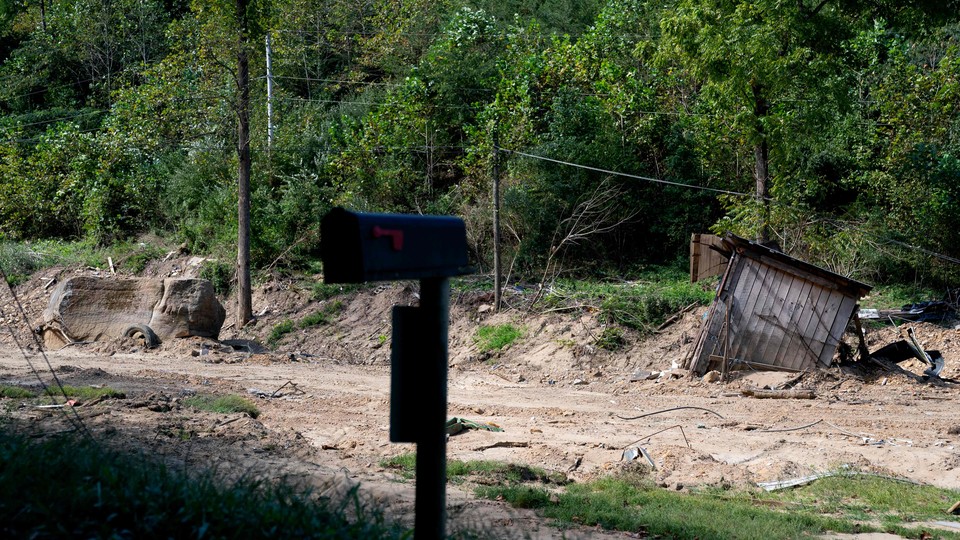 a photo of flood damage in eastern Kentucky