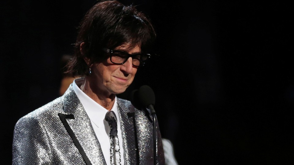 Ric Ocasek at the Rock and Roll Hall of Fame induction