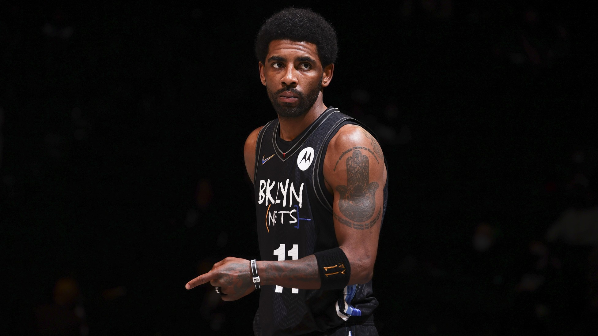 The Brooklyn Nets player Kyrie Irving 