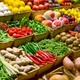 Produce at a market