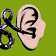 fantastical hearing device into ear