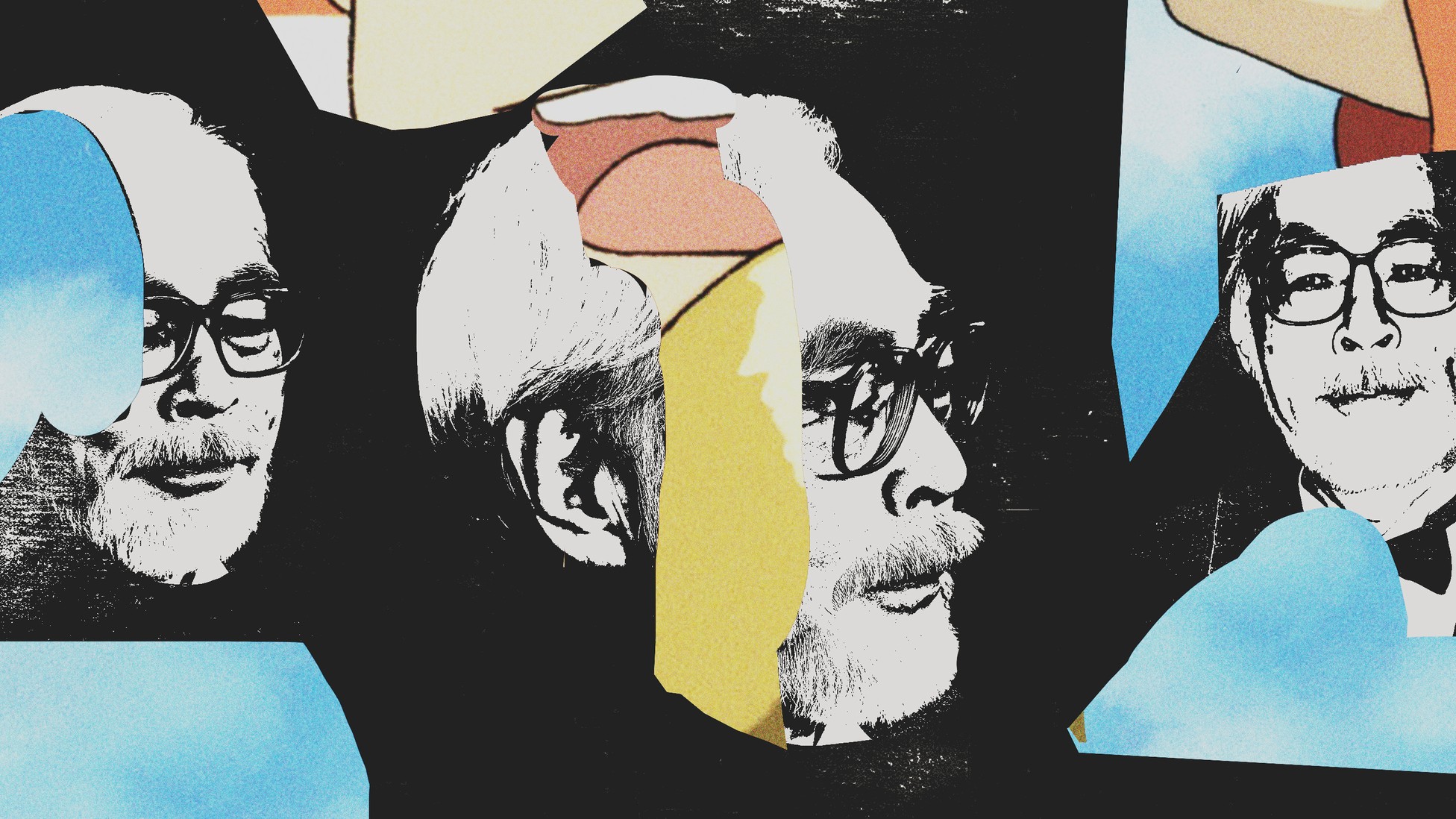 illustration of Hayao Miyazaki