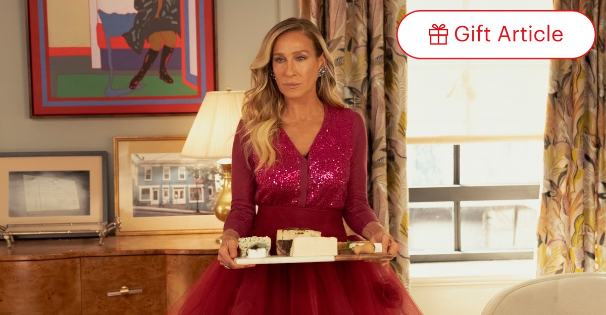 carrie bradshaw red dress All the Outfits From the 'And Just Like That ' Finale