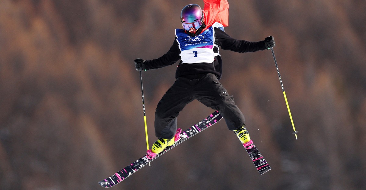 Winter Olympics Photo of the Day: A Midair Celebration