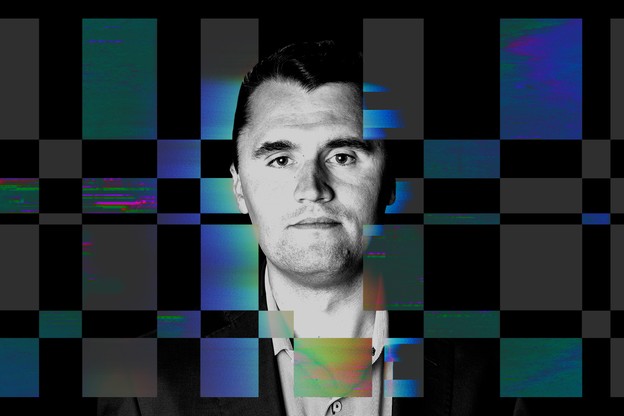 An illustration of Charlie Kirk