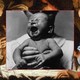 A crying baby superimposed over the nativity scene