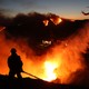 fighting fires in LA