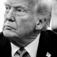 Close-up picture of Trump