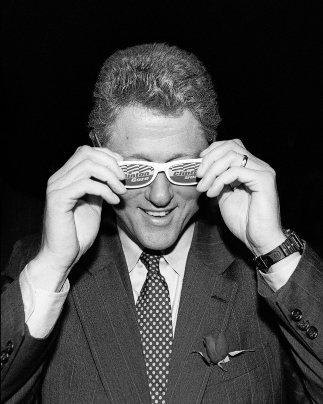 Bill Clinton in 1992.
