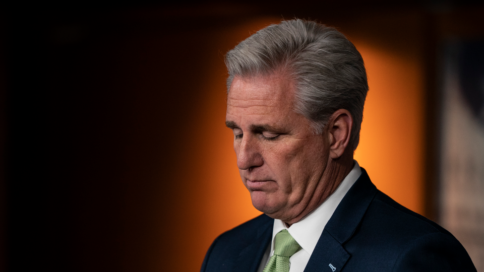 Photo of Kevin McCarthy looking sad