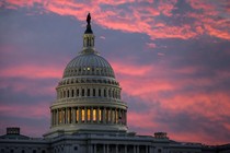 The U.S. Capitol at twilight in Washington, D.C.