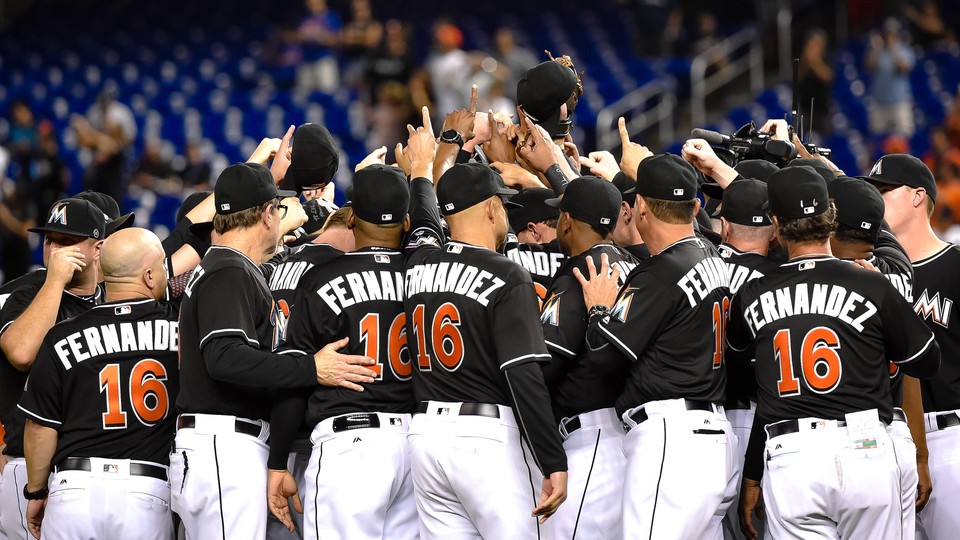 Marlins player hits home run to honor fallen teammate: 'If you all don't  believe in God, you better start' - Deseret News