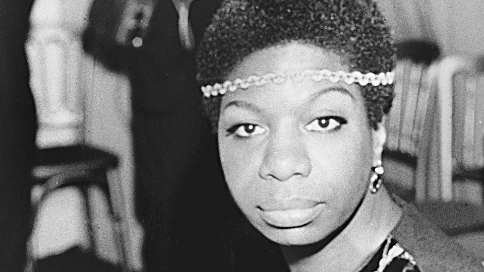 Black is the colour. Nina Simone young.