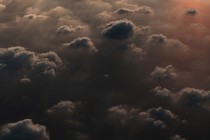 A fantastical picture of clouds in the sky