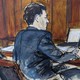 In this courtroom sketch, the FTX founder Sam Bankman-Fried, right, sits at the defense table next to his attorney Christian Everdell, as jury selection began in his fraud trial, on Tuesday, Oct. 3, 2023.