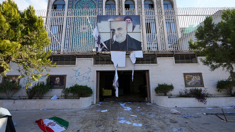 The Iranian embassy in Damascus