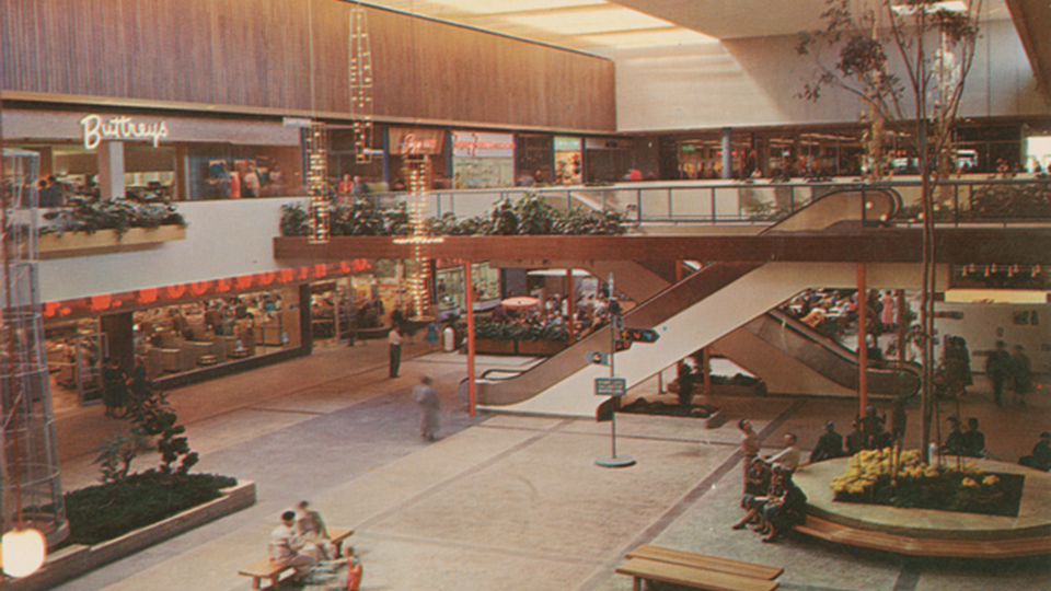 The Garden Court at Southdale Shopping Center, Edina, Minnesota, circa 1965