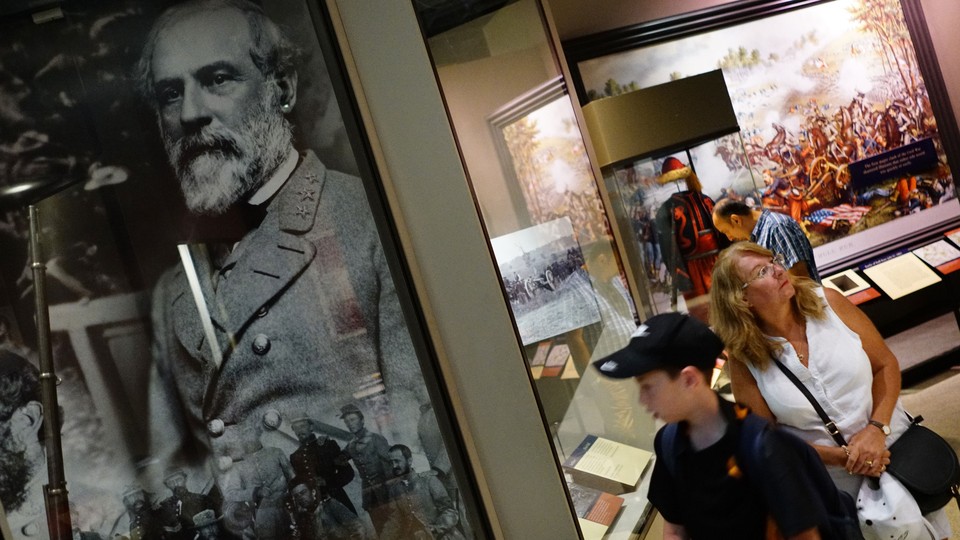 A portrait of Robert E. Lee at the National Museum of American History in Washington, D.C.