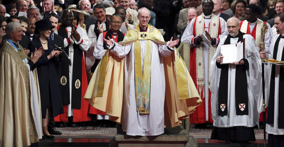 Archbishop of Canterbury Justin Welby Will Propose Dissolving Worldwide