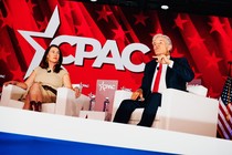 Mehmet Oz speaks onstage at CPAC 2026