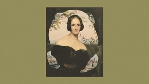 a portrait of Mary Shelley