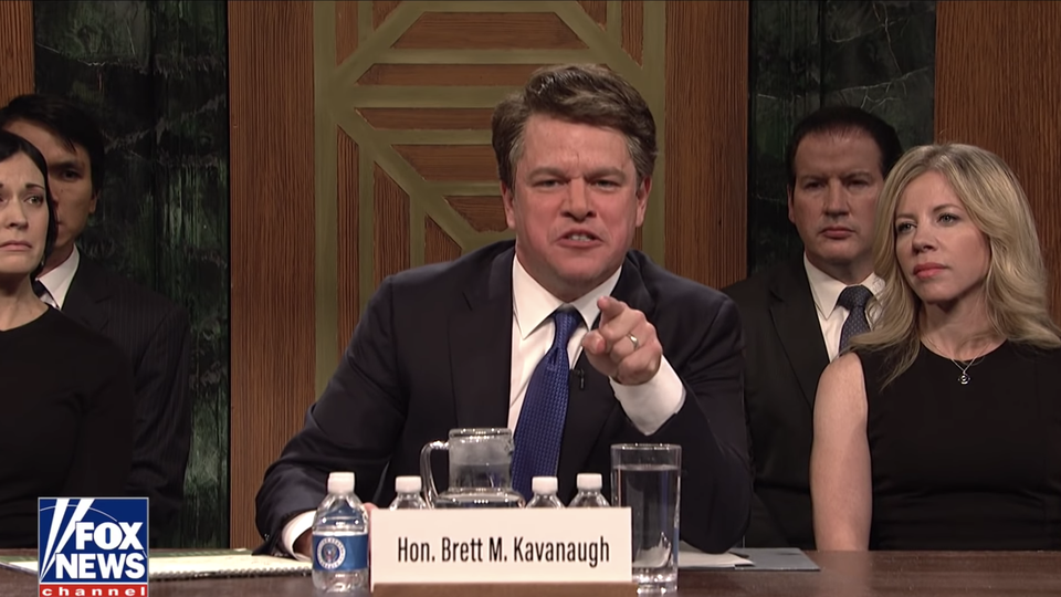 Sassy Drunk Wife Gangbang - Saturday Night Live': Matt Damon's Kavanaugh Rages - The Atlantic